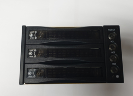 HD wisselframe 5,25" voor 3 sata hard disk