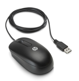 HP Essential USB-muis - Zwart (nieuw)