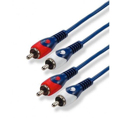 RCA male 2x - RCA male 2x kabel 5M