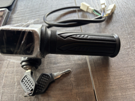 Gashandel met contactslot 36 volt