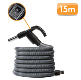 Hose 15 meter with On/Off - Basic handle