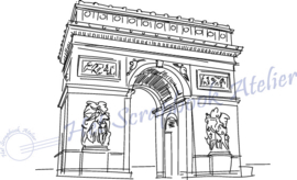 HP Stempel 107a4, Arc de Triomphe