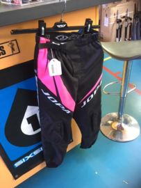 JOPA Racing Pants BMX Race BROEK, Youth 24, Zwart/Rose, Gloednieuw