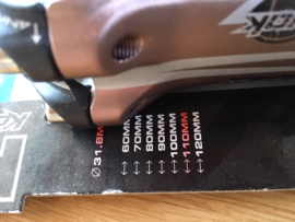 PRO Shimano KARYAK  ATB & Race  Stuurpen, Brons/Zwart mat, 110mm, Gloednieuw
