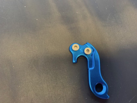 Cube derailleur hanger Blauw,  #123, inclusief 2 schroefjes, Gloednieuw