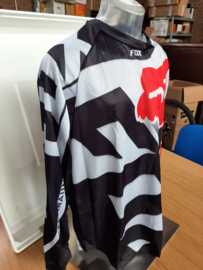 Fox bmx shirt maat S zwart/wit/rood maat S nieuw