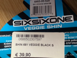SixSixOne 661 Veggie Shin Scheenbeschermers, Small, Gloednieuw