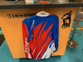 JOPA REBEL BMX Wedstrijd Shirt, Rood/Wit/Blauw, Adult XS, Gloednieuw