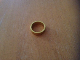 Headset Spacer Goud geanodiseerd, 10mm