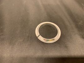 Headset Ring  Onderste lagering voor 1 1/8 inch, Zilver, Nieuw