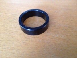 Headset Spacer Zwart geanodiseerd, 10mm