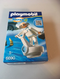 Playmobil Super4, 6690, Dr. X, Professor X, Nieuw in doosje