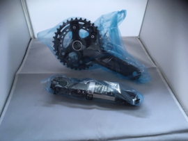 Shimano Deore Double Crankset, FC-M5100-2, Zwart, Gloednieuw