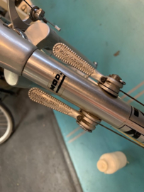 ALAN CAMPIONE Retro, Vintage Racefiets, Campagnolo Record Afmontage, Zilver, Origineel