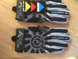 KHE THE GAUNTLET BMX RACE Fietshandschoenen, Adult L, Zwart/Grijs, Gloednieuw