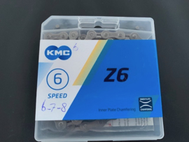 KMC Z6, 6-7-8 speed ketting, BMX, ATB, MTB, Tour, Gloednieuw in verpakking