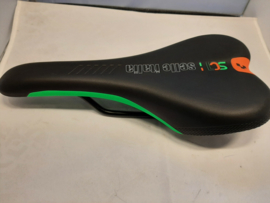 Selle Italia zadel, SC1, Cube Edition, zwart/groen/oranje nieuw