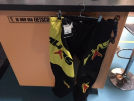 Alias B1 BMX Broek, maat Adult 36, Zwart/Geel, Gloednieuw