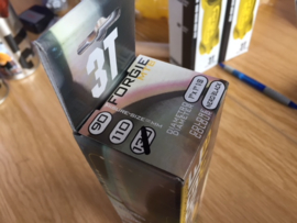 3T Forgie 170 Grams ATB Stuurpen, 130mm, Zwart/Geel, Gloednieuw in doos