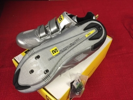 Mavic Galibier Race SPD Fietsschoenen, Carbon Zool, Zwart/Grijs, Maat 39 1/3, Nieuw in doos