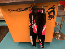 JOPA BMX Wedstrijd Broek, Zwart/Wit/Rose, Youth 24, Gloednieuw