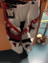 Alias B1 BMX Broek, Rood/Wit, Adult 28, Gloednieuw