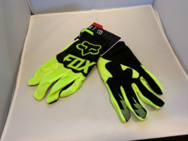 FOX DIRTPAW BMX Crosshandschoenen, Fluogeel/Zwart, Maat Adult Medium, Gloednieuw