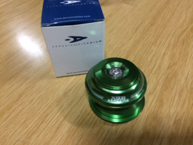 AEROZINE Semi-Integrated 1 1/8 inch Headset, Groen Geanodiseerd, Gloednieuw