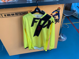 FOX 180 SHIRT, Youth YXL, Geel/Zwart, BMX, DH, MTB, Gloednieuw