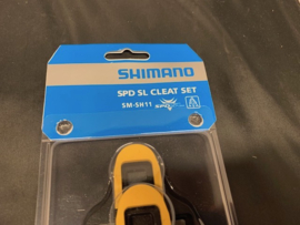 SHIMANO SM-SH11 SPD-SL RACE Schoenclips Geel/Zwart met schroefjes etc. Nieuw in verpakking