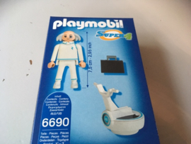 Playmobil Super4, 6690, Dr. X, Professor X, Nieuw in doosje