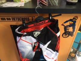 KENNY TRACK BMX Wedstrijd BROEK, Adult 28, Wit/Zwart/Rood, Gloednieuw