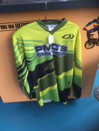 JOPA TECHNO BMX Shirt, Groen/Geel, Maat Adult Small, Gloednieuw