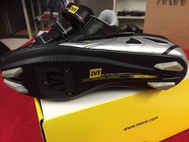 Mavic Peloton Race SPD Fietsschoenen, Composite Zool, Zwart/Grijs, Maat 41 1/3, Nieuw in doos