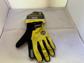 Staystrong Staples GLOVES, BMX Fietshandschoenen Medium, Geel/Zwart, Gloednieuw