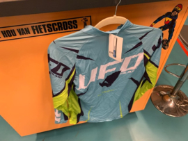 UFO BMX Shirt, XXS, LichtBlauw, Zwart/Geel, Gloednieuw