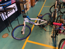 SE BIKES Mini Ripper, 20 inch Wedstrijd BMX, Wit/Blauw, Zeer Mooi