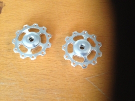 Derailleurwieltjes, Zilver Geanodiseerd, Gloednieuw