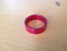 Headset Spacer Rood geanodiseerd, 10mm