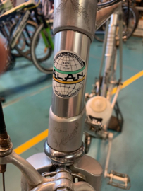 ALAN CAMPIONE Retro, Vintage Racefiets, Campagnolo Record Afmontage, Zilver, Origineel