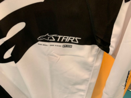 ALPINESTARS BMX Wedstrijd Shirt, Youth Medium, Zwart/Wit, Gloednieuw