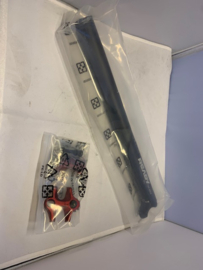 CUBE REACTION Pro-Light RFR Zadelpen, Zwart, Gloednieuw