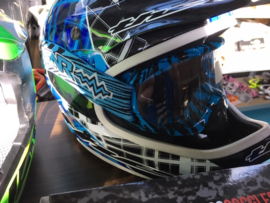 JOPA Rip'n Roll BMX, DH, MTB, QUAD, MX Bril, Blauw/Zwart, Gloednieuw