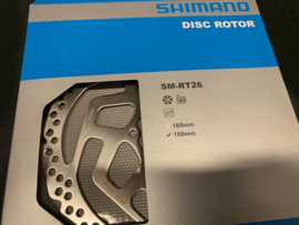 Shimano  SM-RT26 ATB Remschijven, 180mm 6 gaats IS, 2 stuks, Gloednieuw