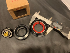 ZITTO Tapered Headset, 1,5 Inch- 1 1/8 inch, Zwart, ATB & Race, Gloednieuw