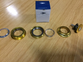 AEROZINE Semi-Integrated 1 1/8 inch Headset, Goud Geanodiseerd, Gloednieuw