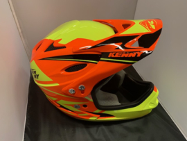 KENNY BMX Fullface Helm, XXXS, Fluo-Geel/Fluo-Geel, Gloednieuw