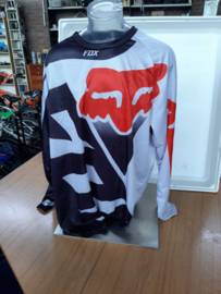 Fox bmx shirt maat S zwart/wit/rood maat S nieuw