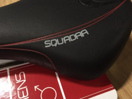 SQUADRA Bodyfit Road Mens Zadel, Zwart, Race & ATB, Gloednieuw