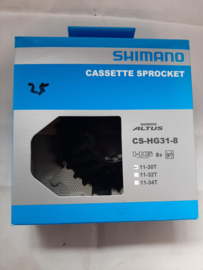 SHIMANO ALTUS CS-HG31 CASSETTE 8 SPEED